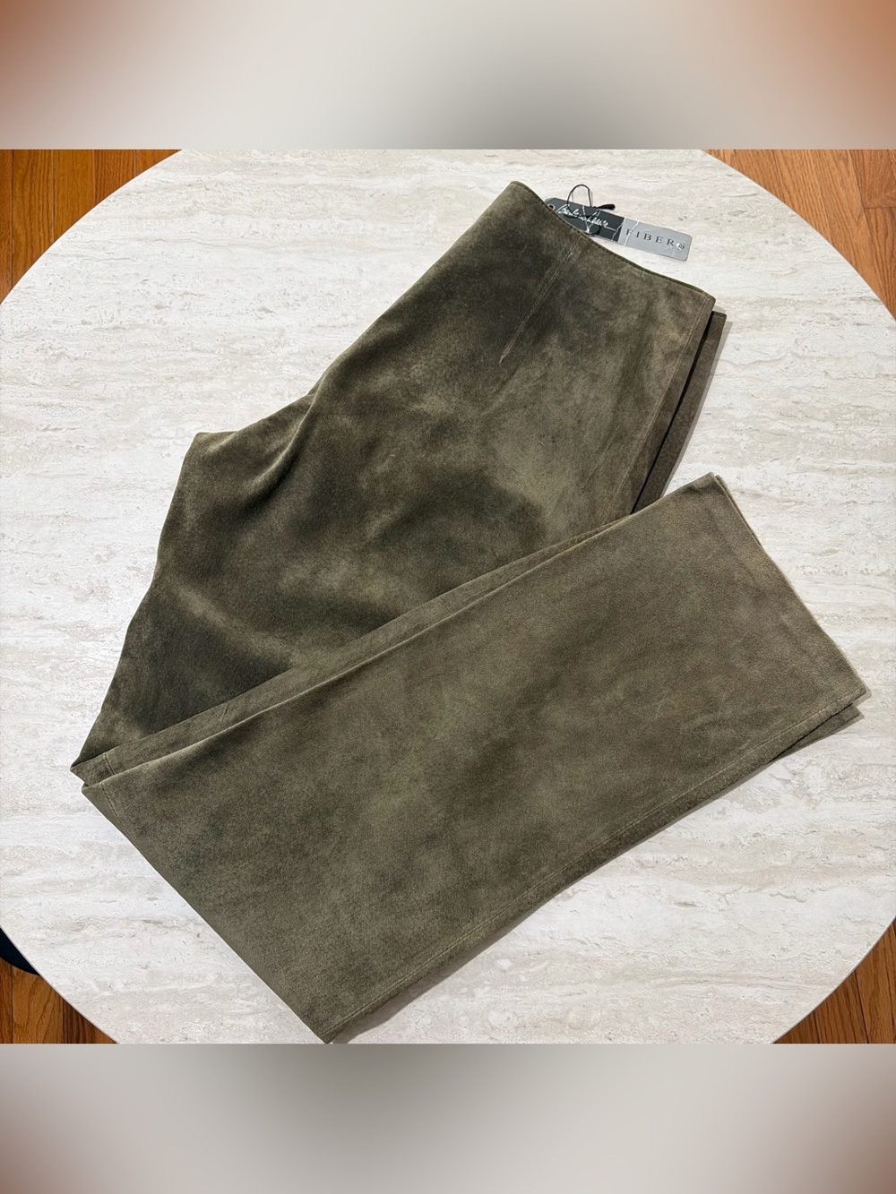 Barbara Lesser Genuine Suede Leather Pants *8